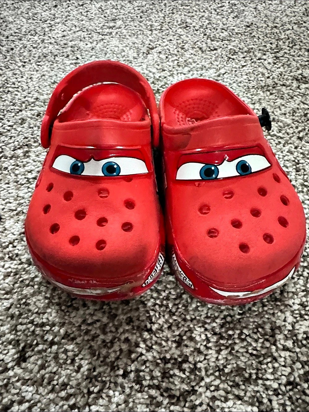 Crocs Lightning McQueen Classic Clog Kids Red Character Clogs